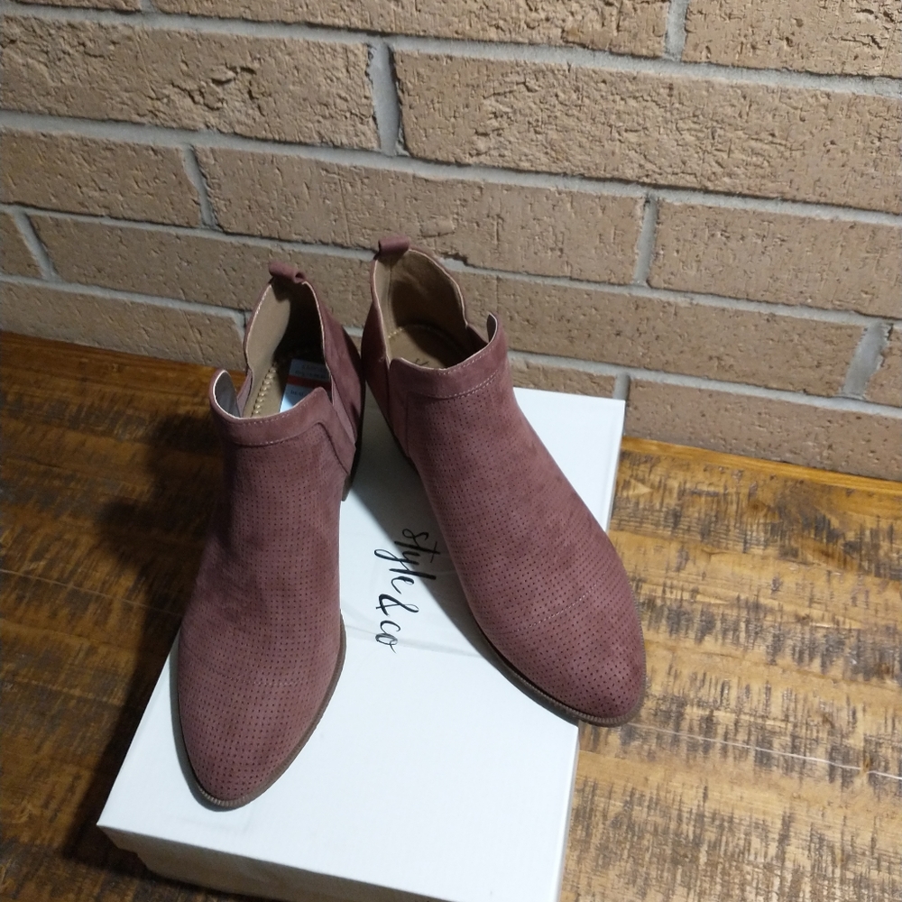 Style & Co MYRRAHF BLUSHY booties
